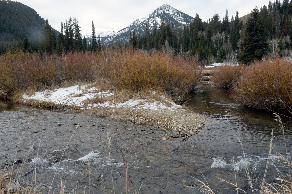 (Al Hartmann | Tribune file photo) High country in Big Cottonwood Canyon, as seen Dec. 1, 2017. Interviews and emails show that a handful of failed yet controversial water-related bills at Utah’s Capitol are part of a long-standing dispute involving Wasatch canyons lands, the Mountain Accord, wilderness, water usage in and outside Salt Lake City and even Facebook.