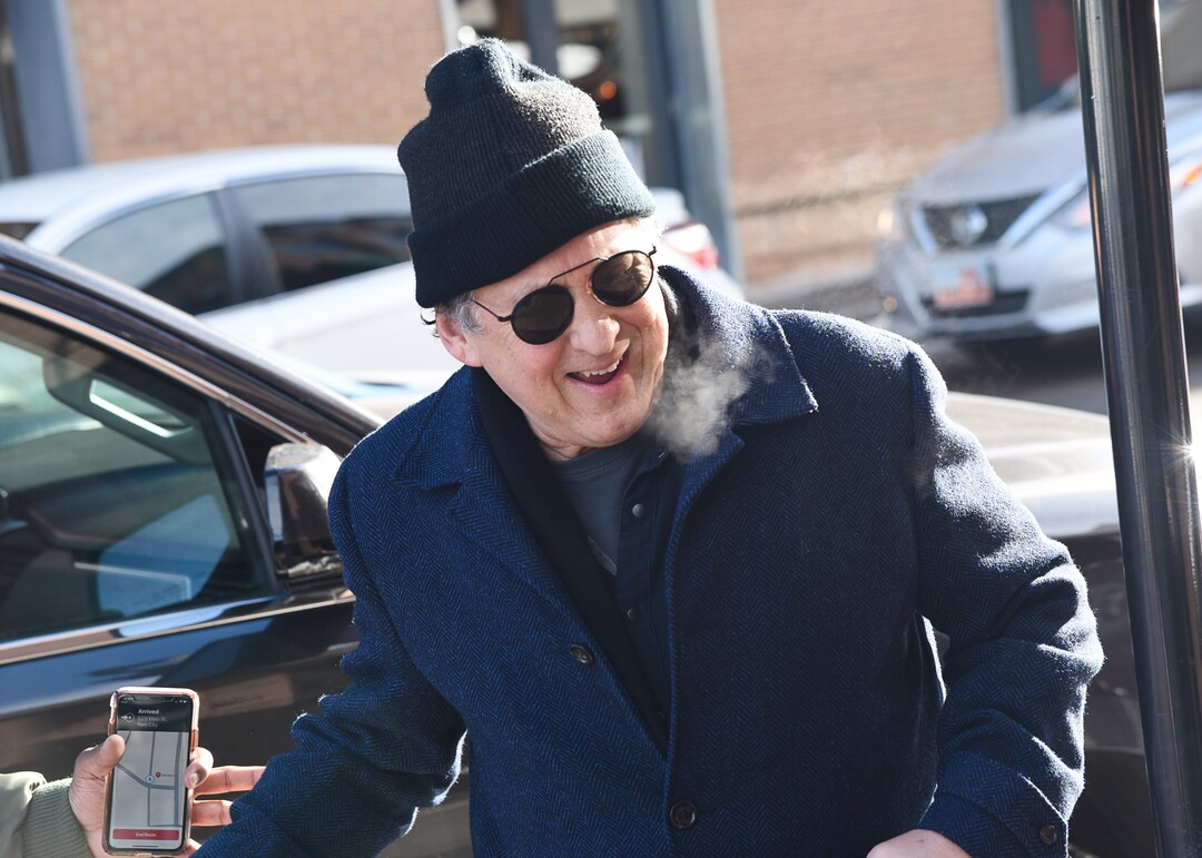 (Francisco Kjolseth  |  The Salt Lake Tribune)  Writer, producer and director Cameron Crowe joins the scene as the Sundance Film Festival kicks into high gear along Main street in Park City on Friday, Jan. 25, 2019.