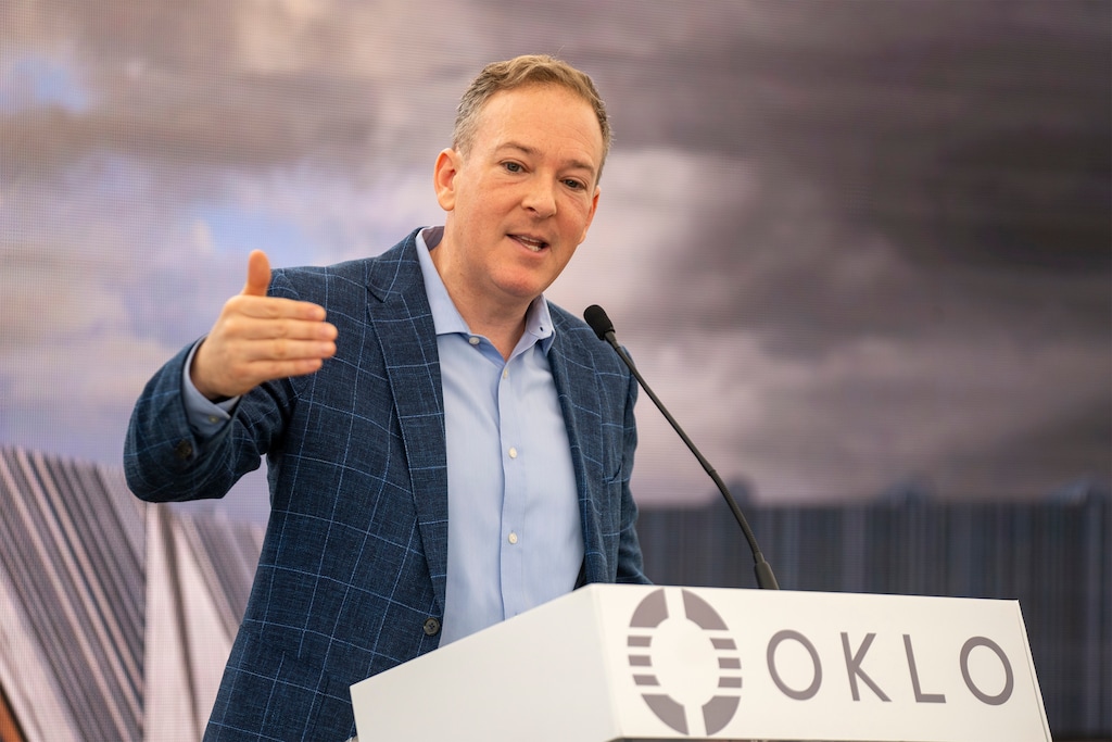(Rick Egan | The Salt Lake Tribune) EPA Administrator Lee Zeldin speaks during a groundbreaking for a nuclear reactor in Idaho Falls, Idaho, on Monday, Sept. 22, 2025. Zeldin attended the Operation Gigawatt Summit in Park City on Friday.