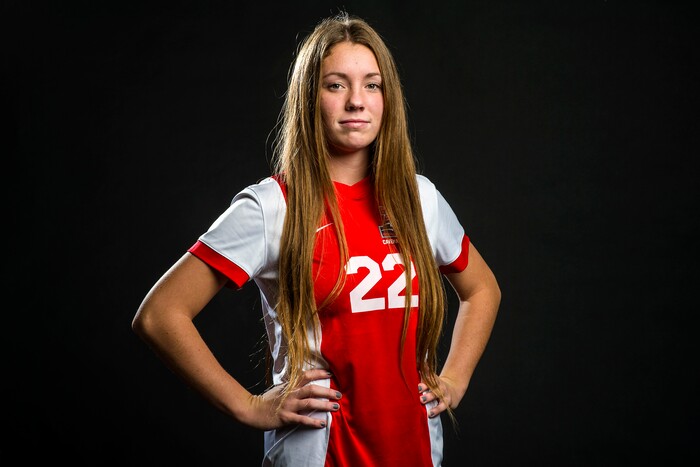 (Chris Detrick  |  The Salt Lake Tribune)  American Fork's Jamie Shepherd poses for a portrait Wednesday, December 13, 2017.  