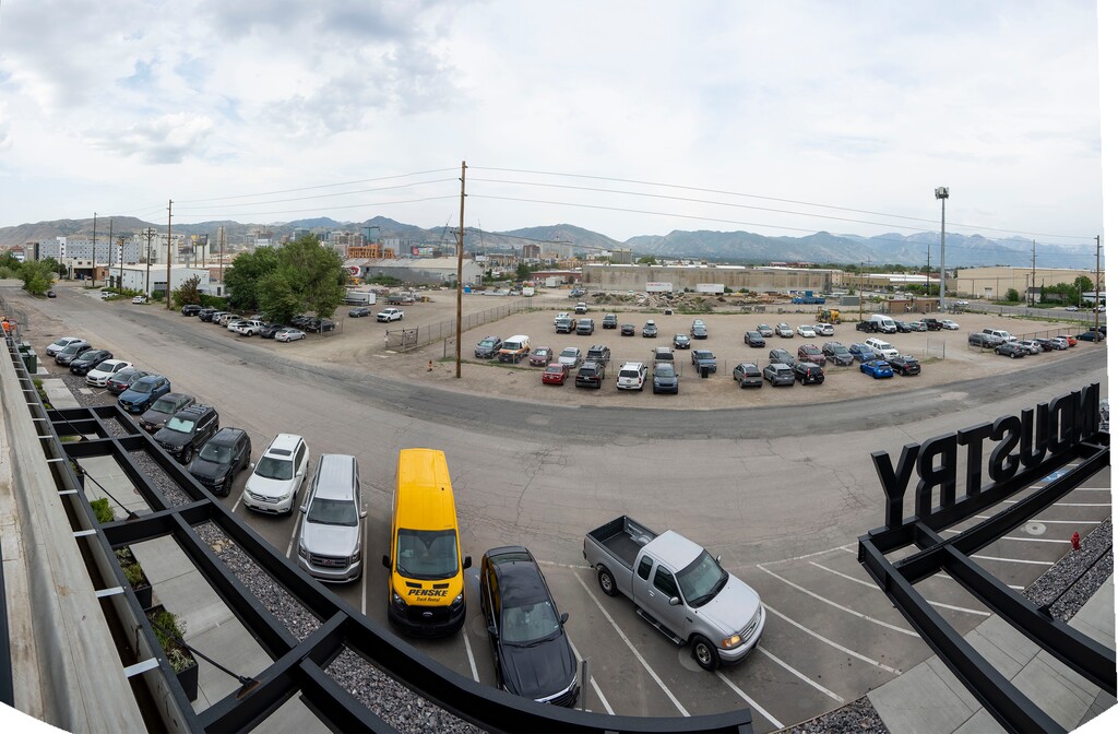 (Rick Egan | The Salt Lake Tribune)  After converting and opening coworking spaces called Industry, in an old industrial building 650 S. 500 West in the Granary District, Jason and Ellen Winkler have plans for a couple of apartment complexes and a huge parking garage, Tuesday, Aug. 31, 2021.