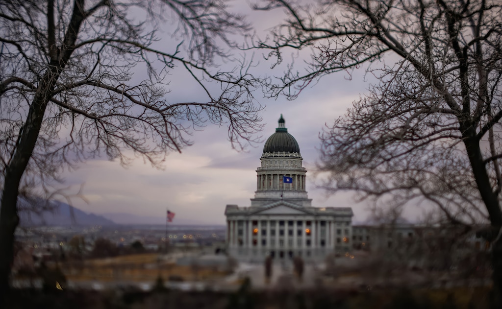 (Francisco Kjolseth | The Salt Lake Tribune) The Utah Capitol is pictured on President’s Day, Monday, Feb. 16, 2026.