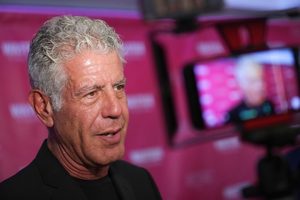 (Brent N. Clarke | Invision | The Associated Press) In this Oct. 5, 2017 file photo, Executive Producer and narrator chef Anthony Bourdain attends the premiere of "Wasted! The Story of Food Waste" at the Alamo Drafthouse Cinema in New York.  Bourdain has been found dead in his hotel room in France, Friday, June 8, 2018,  while working on his CNN series on culinary traditions around the world.