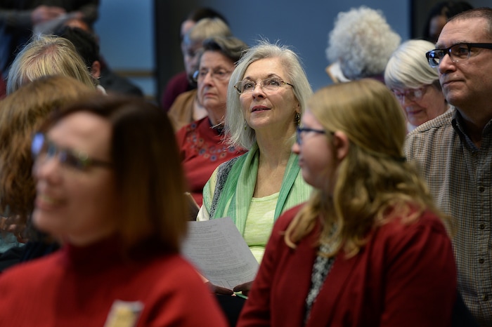 (Scott Sommerdorf   |  The Salt Lake Tribune)  
Dr. Kathie Allen attends the "Faith & Poverty Day at the Utah Capitol, Thursday, January 25, 2018, Thursday, January 25, 2018.
