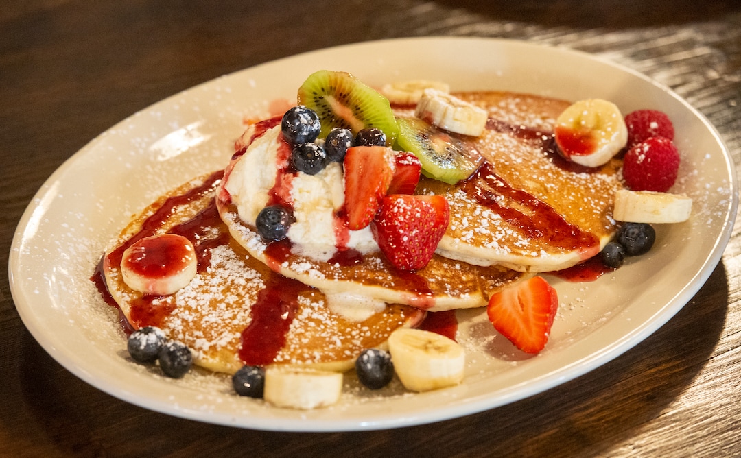 (Rick Egan  |  The Salt Lake Tribune)    Pancakes at Tru Religion Pancake & Steakhouse, which opened recently in Orem, Friday, Dec. 28, 2018.