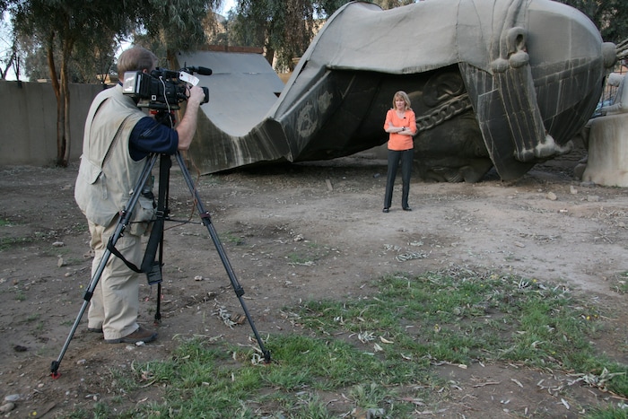 (Photo courtesy Ely Brown/ABC News) Martha Raddatz on assignment.