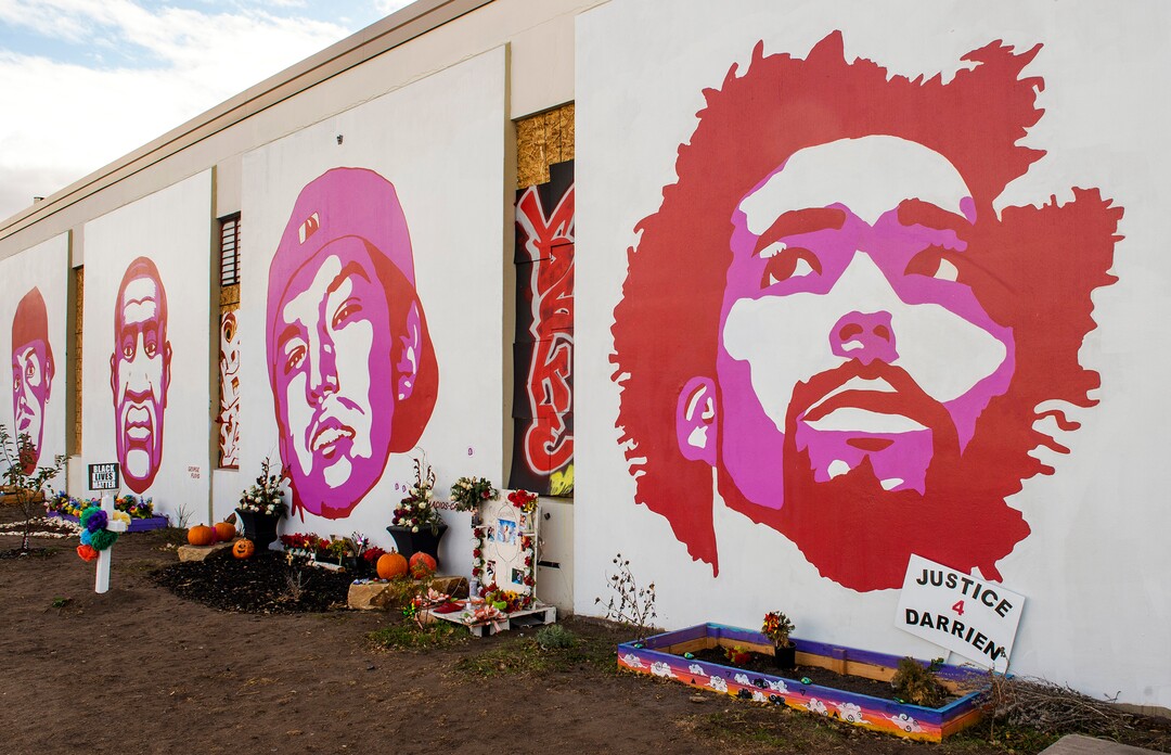 (Rick Egan | The Salt Lake Tribune) The murals on the Fleet Block, along 300 West and 800 South in Salt Lake City, Thursday, Nov. 19, 2020.