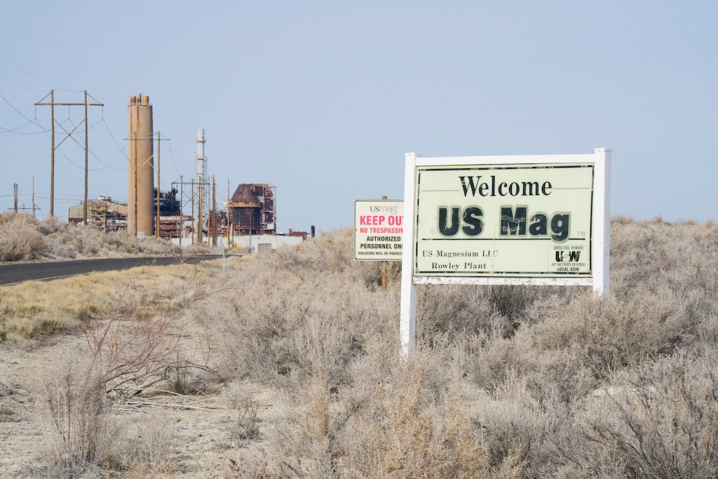 (Bethany Baker  |  The Salt Lake Tribune) US Magnesium near Skull Valley seen on Tuesday, Jan. 27, 2026.