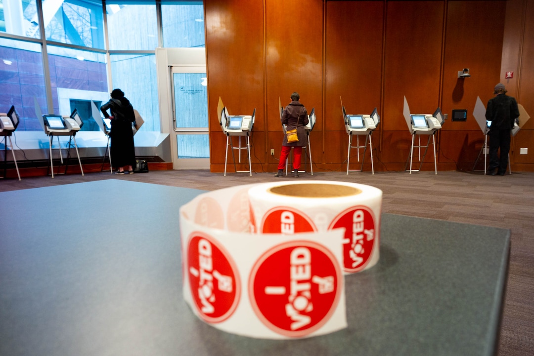 (Trent Nelson  |  Tribune file photo) Utah voters cast ballots at the University of Utah's Marriott Library in Salt Lake City on Tuesday, March 3, 2020. Even as parties hold their county nominating conventions leading up to the June 30 primary and Nov. 3 general election, a number of candidates already have secured their re-election without a single vote cast.