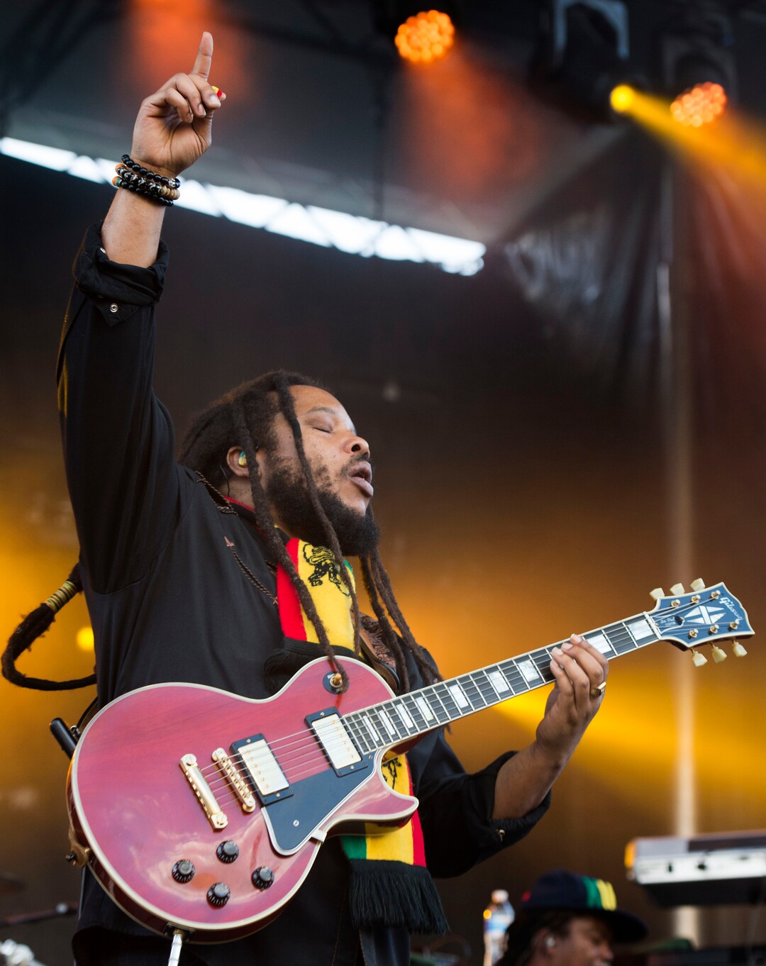 (Rick Egan  |  The Salt Lake Tribune)    Stephen Marley plays the Reggae Rise Up Festival at the Rivers Edge in Heber City, Friday, Aug. 24, 2018.
