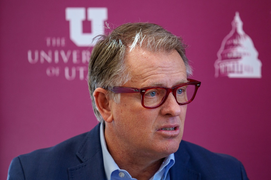 (Trent Nelson | The Salt Lake Tribune) University of Utah President Taylor Randall is seen in this photo from Thursday, Jan. 16, 2025.