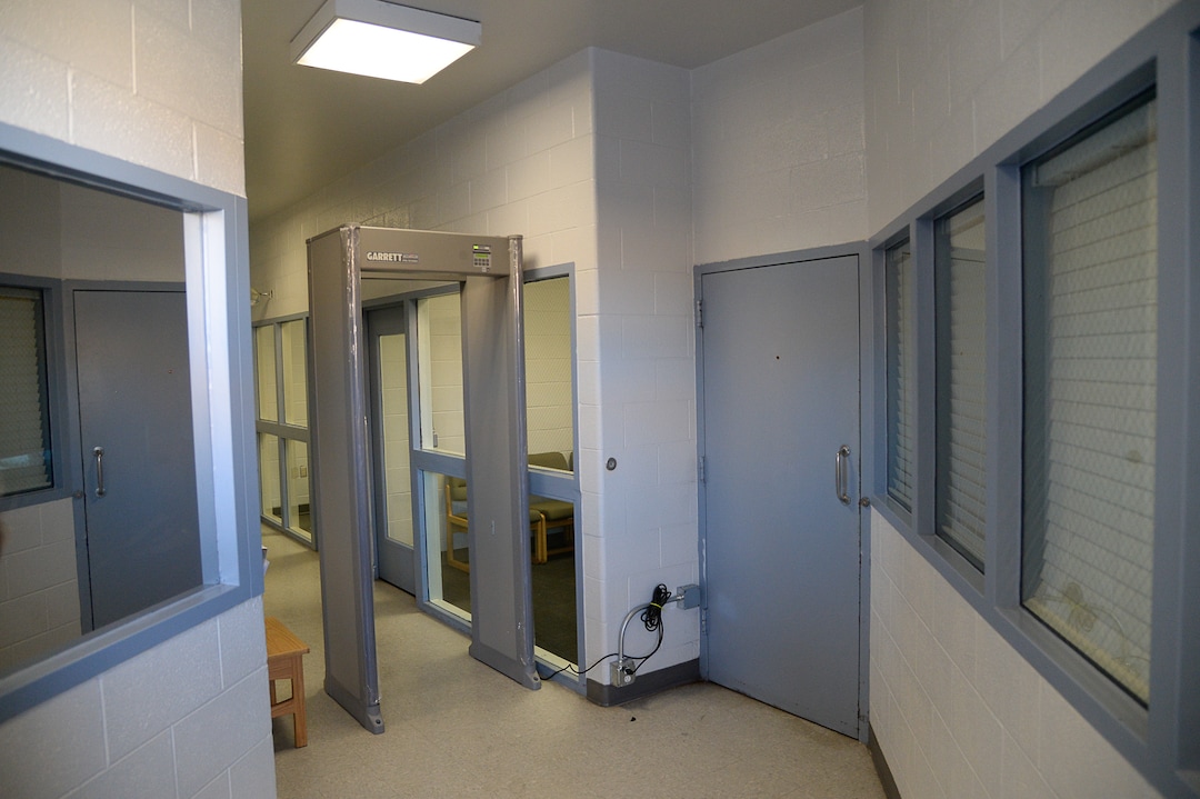 (Francisco Kjolseth  |  The Salt Lake Tribune) Juvenile Justice Services holds a press conference at Decker Lake Youth Center in West Valley City on Wednesday, Jan. 15, 2020, to discuss its success after juvenile justice reforms were passed in 2017. Gov. A walking tour illustrated some of the security measures on hand.