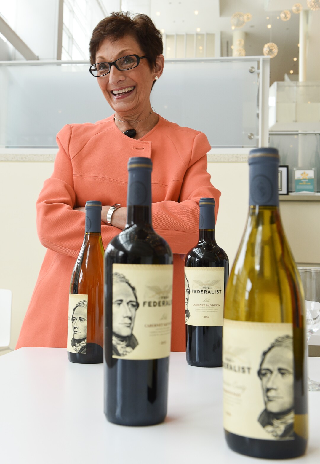 (Francisco Kjolseth  |  The Salt Lake Tribune)  Maxine Turner, owner of Cuisine Unlimited, and her staff did hours of research to come up with the Revolutionary Period menu for the upcoming run of "Hamilton."  Offerings include The Federalist wines, which have Alexander Hamilton on the label.