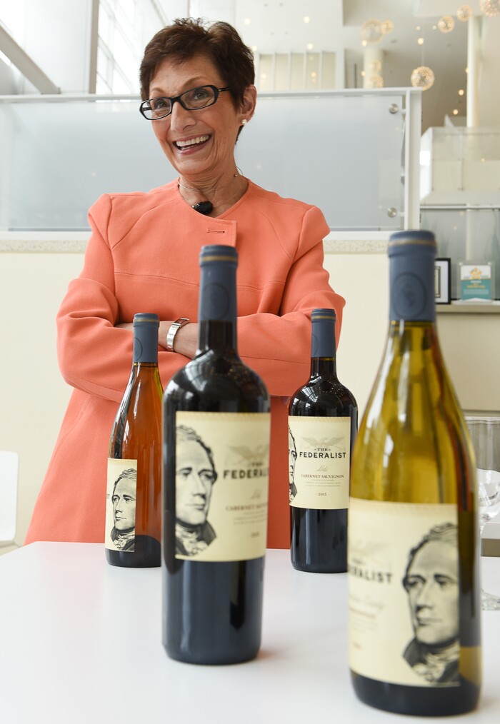 (Francisco Kjolseth  |  The Salt Lake Tribune)  Maxine Turner, owner of Cuisine Unlimited, and her staff did hours of research to come up with the Revolutionary Period menu for the upcoming run of "Hamilton."  Offerings include The Federalist wines, which have Alexander Hamilton on the label.