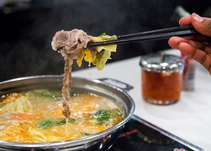 (Rick Egan  |  The Salt Lake Tribune)  Head to Tonkotsu Shabu Shabu Bar in West Valley City for protein presentation at its finest—and then prepare it yourself at custom-designed cooking stations.