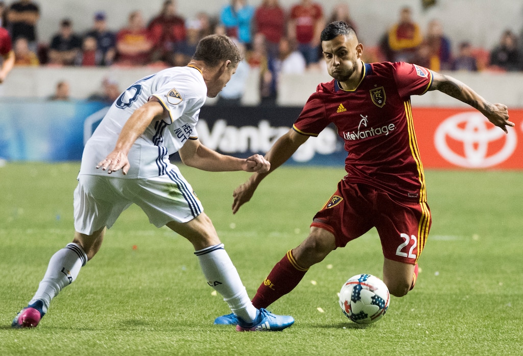 Rick Egan  |  The Salt Lake Tribune

Real Salt Lake midfielder Ricardo Velazco, shown in March, is accused of having sex with a minor.