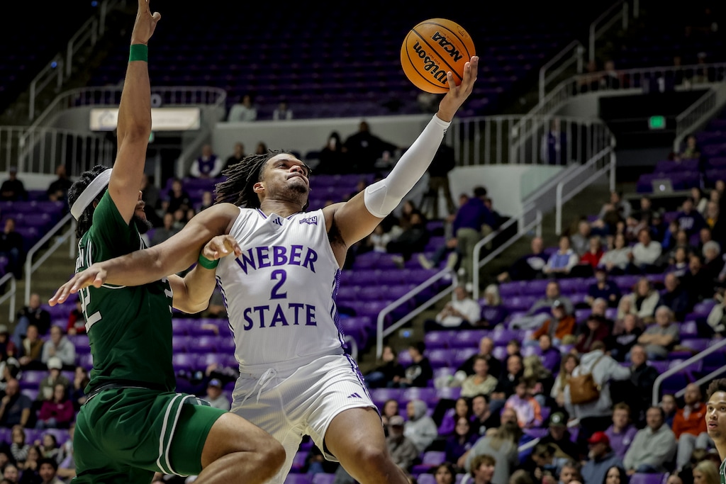 (Weber State) Wildcats star Dillon Jones was named the Big Sky Conference's MVP this season after leading the league in scoring, rebounding and assists.