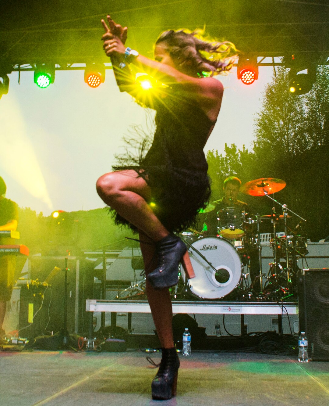 (Rick Egan  |  The Salt Lake Tribune)     Hirie performs at the Reggae Rise Up Festival at the Rivers Edge in Heber City, Friday, Aug. 24, 2018.
