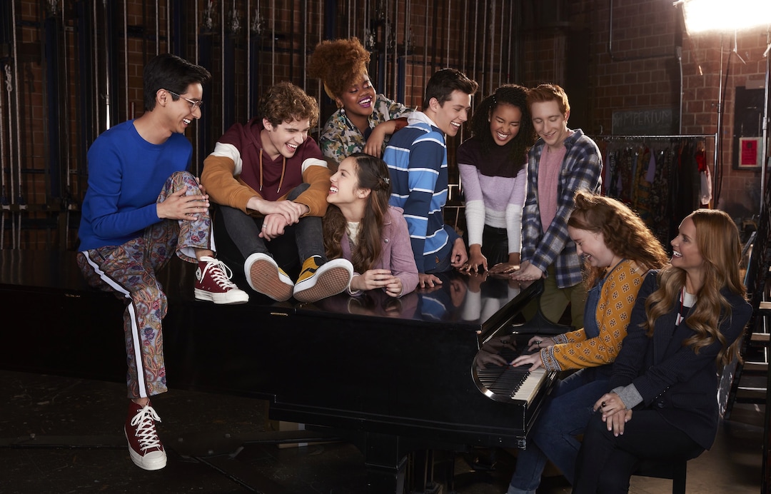 (Photo courtesy Craig Sjodin/Disney+) “High School Musical: The Musical: The Series” stars Frankie A. Rodriguez as Carlos, Joshua Bassett as Ricky, Olivia Rodrigo as Nini, Dara Reneé as Kourtney, Matt Cornett as E.J., Sofia Wylie as Gina, Larry Saperstein as Big Red, Julia Lester as Ashlyn, and  Kate Reindeers as Miss Jenn.