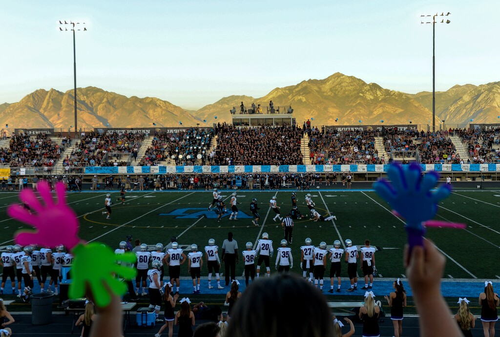 (Leah Hogsten | The Salt Lake Tribune) Another COVID-19 outbreak, this one at Uintah High School in Vernal, has ended the Utes' football season. Because players and coaches have been forced to quarantine, the team had to forfeit its first-round state tournament game against Mountain View.