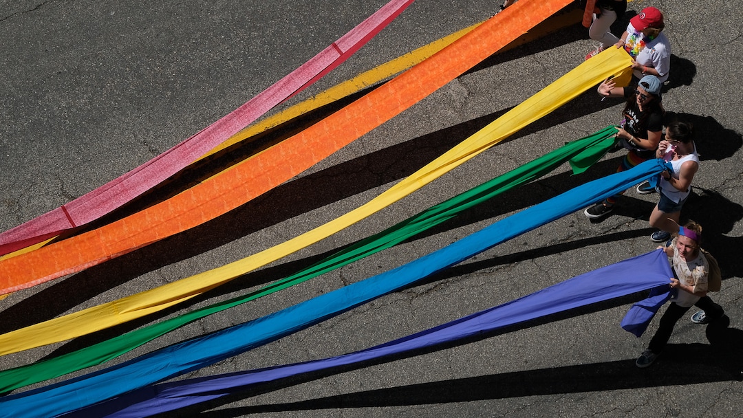 (Francisco Kjolseth  |  The Salt Lake Tribune)  Thousands participate in the Utah Pride Parade in Salt Lake City on Sunday June 2, 2019.