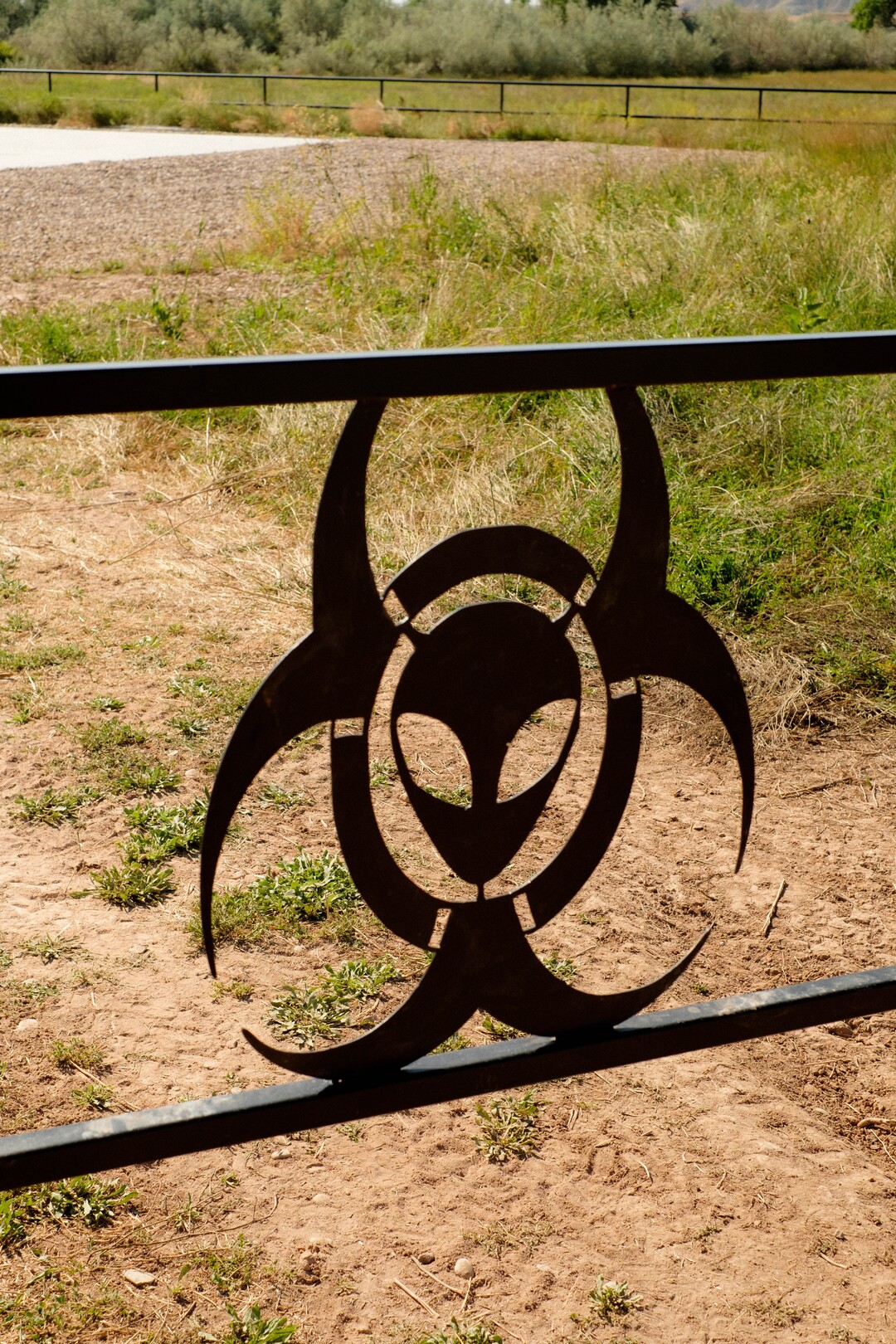(History Channel) A gate at Utah's Skinwalker Ranch, which is featured in History’s series “The Secret of Skinwalker Ranch.”