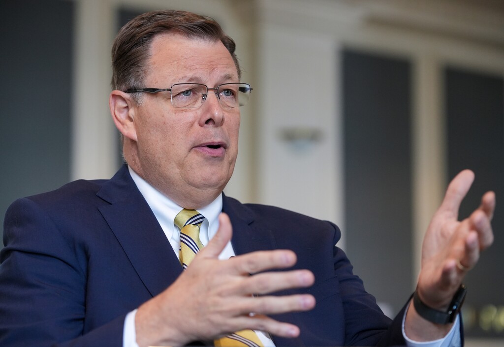 (Chris Samuels | The Salt Lake Tribune) Newly ordained apostle Clark Gilbert has warned that U.S. universities have lost their way by abandoning Christian values and embracing secular education. 