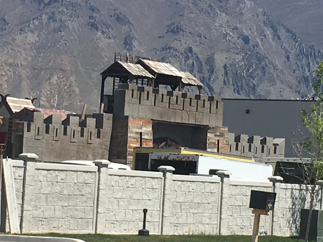 (Photo: Scott D. Pierce/The Salt Lake Tribune) The new series “The Outpost,” which premieres Tuesday, July 10, on The CW/Ch. 30, was filmed on a set in a Springville industrial park.