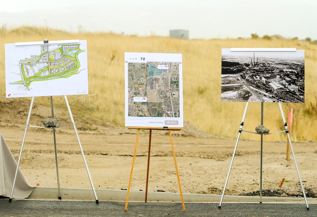 Leah Hogsten  |  The Salt Lake TribuneJordan Bluffs is moving forward with the View 72, Phase II development, Monday, Oct. 22, 2018. The 265-acre parcel will be comprised of mixed-use development on the former Sharon Steel superfund industrial site.