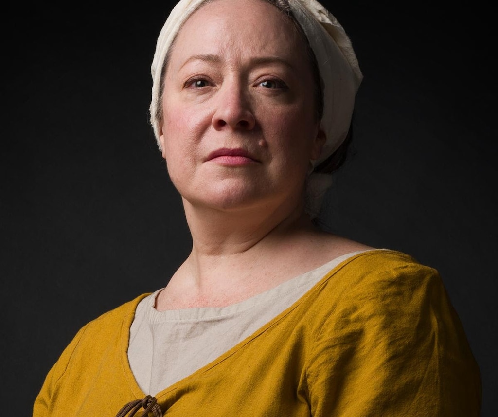 (Pygmalion Productions) April Fossen stars in Pygmalion Productions' staging of Jane Anderson's play "Mother of the Maid," about Joan of Arc and her mom. The production is scheduled to run May 3-18, 2024, at the Leona Wagner Black Box Theatre at the Rose Wagner Center for the Performing Arts in Salt Lake City.