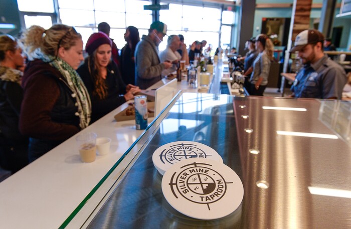 (Francisco Kjolseth  |  The Salt Lake Tribune)  More and more grocers are turning portions of their stores into a restaurants,  creating  competition for fast-food chains and traditional restaurants. The phenomenon is growing fast enough that the food industry is calling it the "grocerant" trend.  The new Park City Whole Foods, which opened down the street from the original, includes the Silver Mine Tap Room, a family-friendly restaurant with 24-beers on tap.