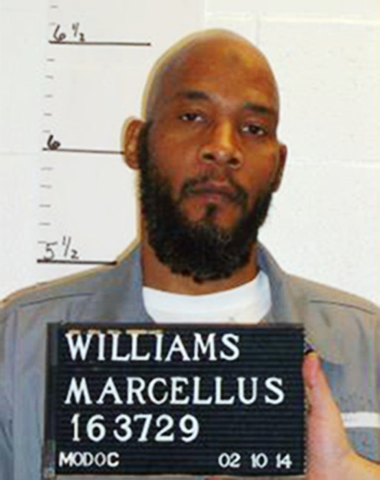 FILE - This February 2014 file photo provided by the Missouri Department of Corrections shows death row inmate Marcellus Williams. Missouri Gov. Eric Greitens halted Williams’ scheduled execution Tuesday, Aug. 22, 2017, after DNA raised questions about his guilt. Williams was convicted of fatally stabbing former St. Louis Post-Dispatch reporter Lisha Gayle during a burglary at her suburban St. Louis home in 1998. Williams' execution was scheduled for 6 p.m. Tuesday. (Missouri Department of Corrections via AP, File)