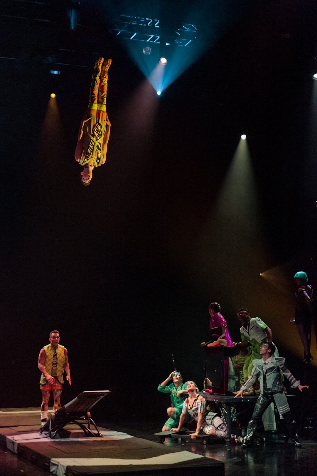 (Marie-Andrée Lemire  |  courtesy of Cirque du Soleil) A group of teeter-board acrobats is one of the acts in Cirque du Soleil's show "Bazzar," which will play in a tent in the parking lot of the Maverik Center in West Valley City, from May 24 to July 5, 2020.