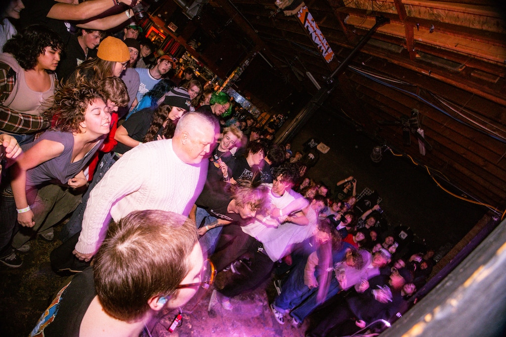 (Maci Monaghan) Fans of the Utah emo/rock band Melancholy Club listen at The Beehive, an all-ages venue at 666 S. State St. in Salt Lake City.