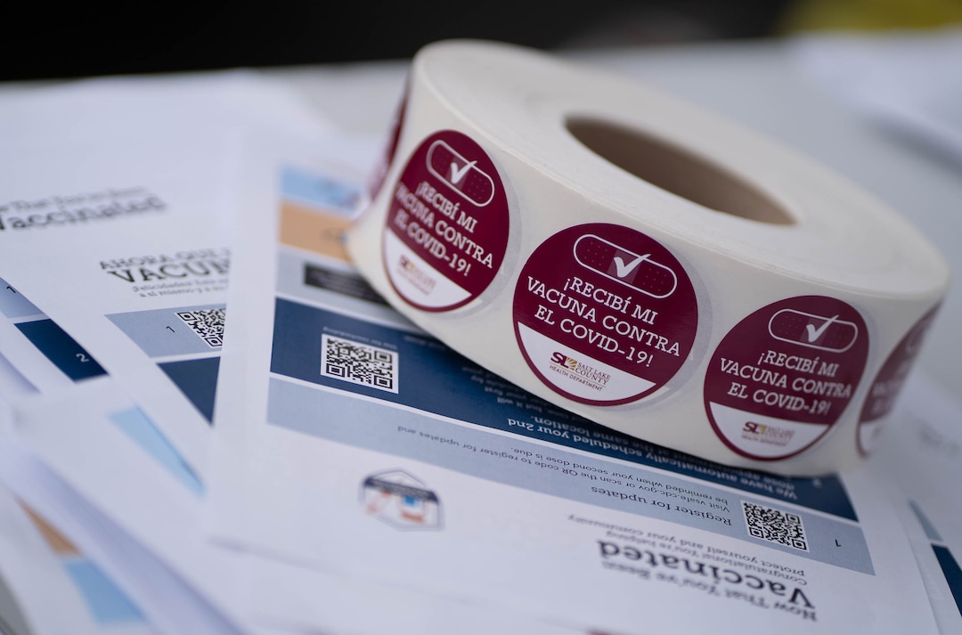 (Francisco Kjolseth | The Salt Lake Tribune) The Salt Lake County Health Department in collaboration with Clinica de Salud EZ offer COVID-19 vaccination clinic to the Hispanic community at 339 East 3900 South in Salt Lake City, on Saturday, April 24, 2021.