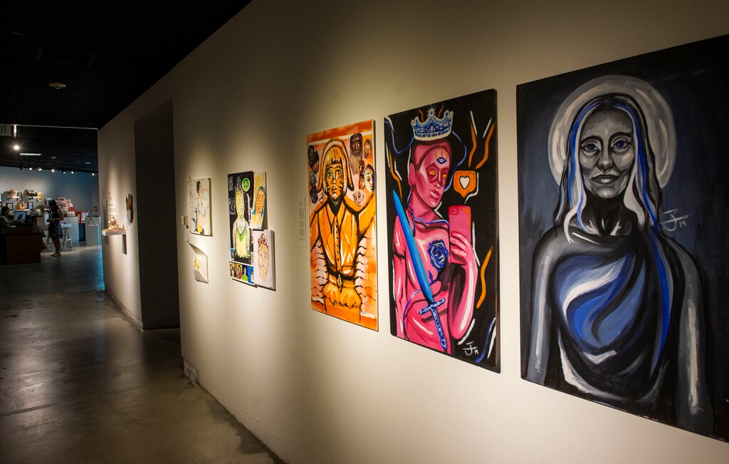 (Rick Egan | Tribune file photo)  The OutLoud: Ostracized and Masked exhibit at The Utah Museum of Contemporary Art, Thursday, June 27, 2019.