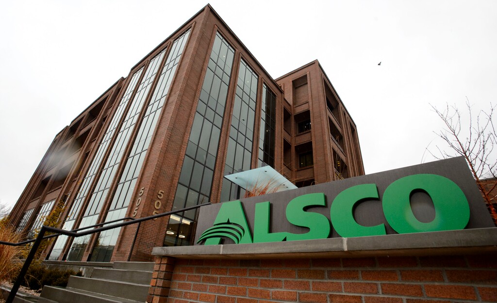 (Steve Griffin  |  Salt Lake Tribune file photo) The November opening of a new headquarters building by Salt Lake City-based Alsco, short for American Linen Supply Co., was part of a record-setting year for the Wasatch Front's commercial real-estate sector.