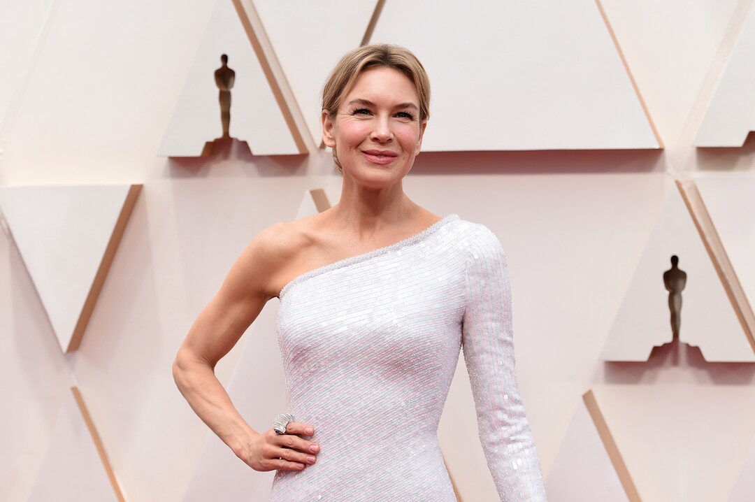 (Jordan Strauss | Invision/AP)  Renee Zellweger arrives at the Oscars on Sunday, Feb. 9, 2020, at the Dolby Theatre in Los Angeles.