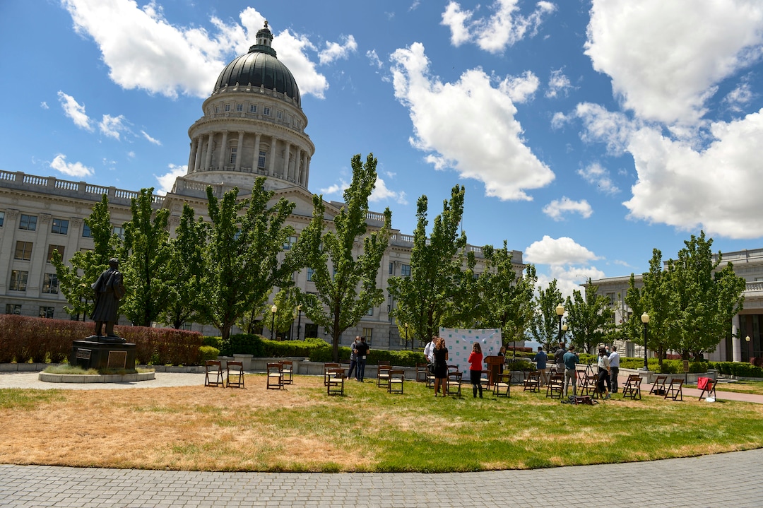 (Leah Hogsten  |  The Salt Lake Tribune) Utah announced a 3-year campaign to promote education, provide resources, and change the culture around suicide and mental health Thursday.  The statewide campaign, Live On, is a statewide effort to help Utahns struggling with isolation, job loss and increased stress and anxiety surrounding COVID-19.