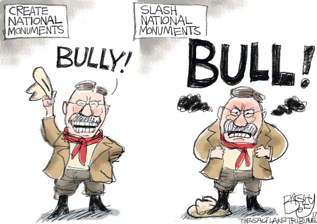 This Pat Bagley cartoon appears in The Salt Lake Tribune on Tuesday, Dec. 5, 2017.