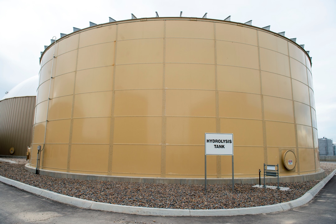 (Rick Egan  |  The Salt Lake Tribune)   Hydrolysis tank at Wasatch Resource Recovery in North Salt Lake.  Friday, May 24, 2019.