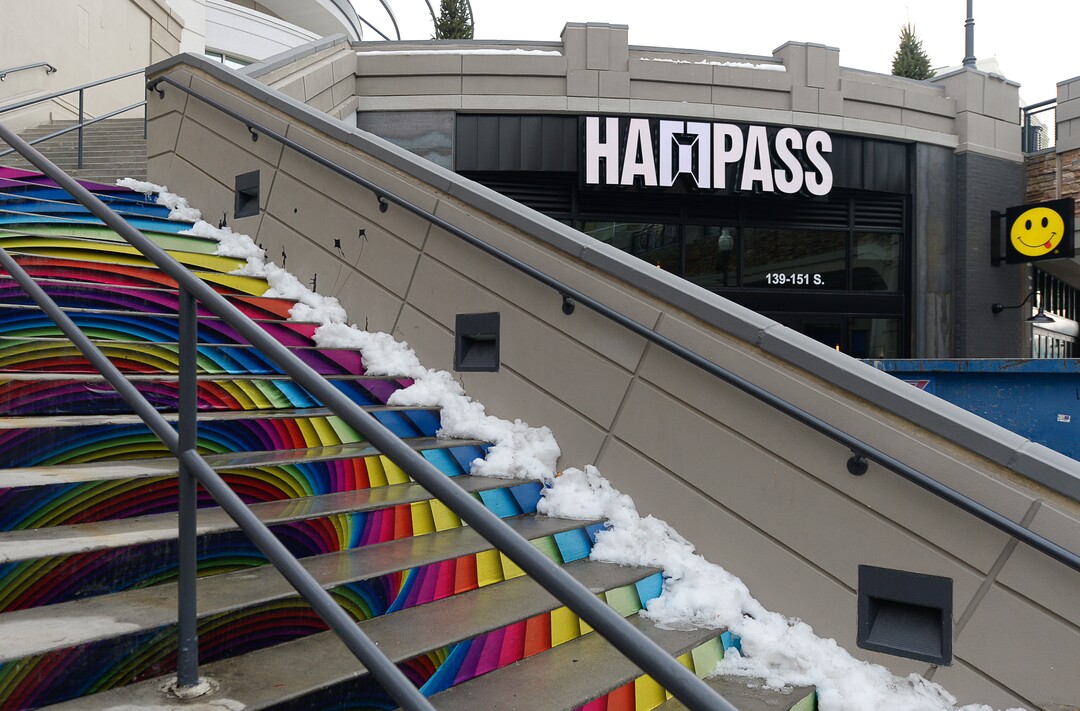 (Francisco Kjolseth  |  The Salt Lake Tribune)  HallPass is on the south side of The Gateway, below the movie theaters.