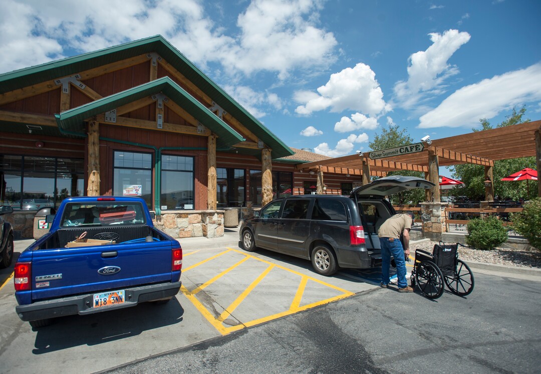(Rick Egan  |  The Salt Lake Tribune)  Customers of the Silver Summit Cafe in Park City enter through a convenience store,  order at the counter and get their drinks. With 80 seats, including a patio, finding a seat isn’t a problem.