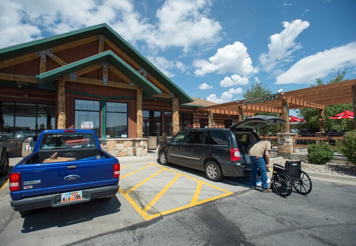 (Rick Egan  |  The Salt Lake Tribune)  Customers of the Silver Summit Cafe in Park City enter through a convenience store,  order at the counter and get their drinks. With 80 seats, including a patio, finding a seat isn’t a problem.