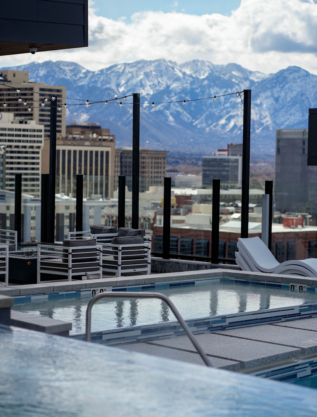 (Francisco Kjolseth | The Salt Lake Tribune) A new residential and hospitality center known West Quarter, located at 100 South and 300 West in Salt Lake City, opened on Wednesday, April 19, 2023. It includes 240 luxury apartments in a tower called The Charles and 272 guest rooms spread over two hotels, Le Meridien and Element, along with several restaurants and soon-to-be opened retail outlets at ground level.