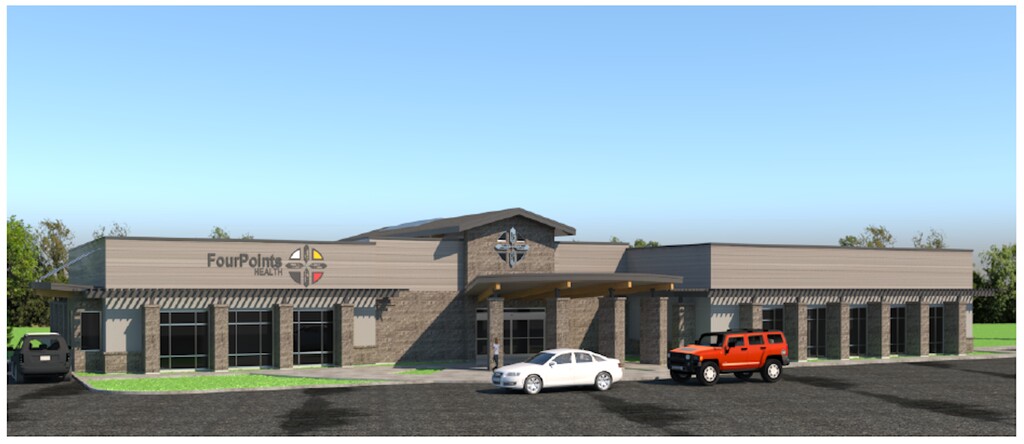 (Tyler Goddard) A rendering of the Paiute Indian Tribe of Utah's new health care center, which brings additional resources to Cedar City.