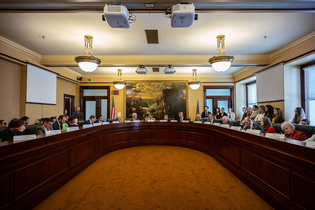 (Trent Nelson | The Salt Lake Tribune)  
The Executive Appropriations Committee meets in Salt Lake City on the last day of the 2019 Utah legislative session, Thursday March 14, 2019.