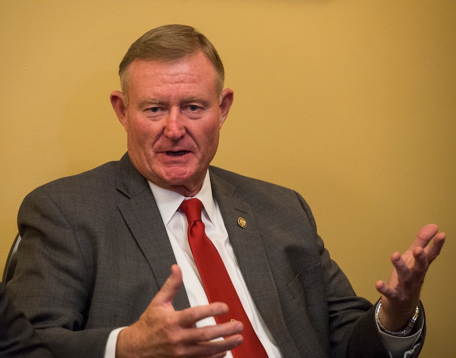 (Rick Egan  |  Tribune file photo)   Sen. Evan Vickers talks about the issues facing the Legislature, during a news conference with the new Senate majority leaders at the Utah state Capitol, Nov. 8, 2018. Vickers is sponsoring a resolution adding Utah to a list of states calling for a convention of states to amend the U.S. Constitution.