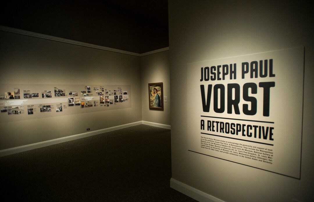 (Rick Egan  |  The Salt Lake Tribune)  The new exhibit titled: “Joseph Paul Vorst: A Retrospective,” will run from November 9, 2017, through April 15, 2018, at the LDS Church History Museum. Thursday, November 9, 2017.