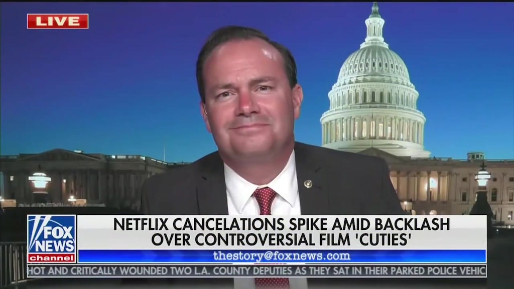 (Grabien screen grab) Sen. Mike Lee appears on Fox News'  "The Story with Martha McCallum" on September 16, 2020